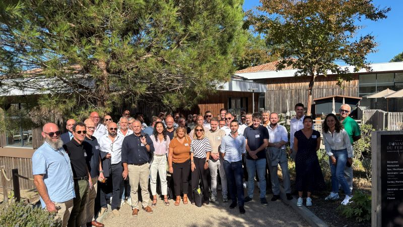 Les 50 collaborateurs Eurofeu réunis au Domaine du Ferret pour l'atelier La Jungle RSE animé par PractiGREEN